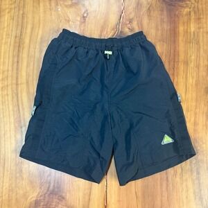 Vintage 90s Nike ACG Mens Shorts Medium Logo Padded Cycling Lined Nylon A4-20